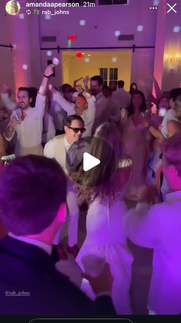 Instagram video from Amanda and Hugh's wedding at Providence Vineyard